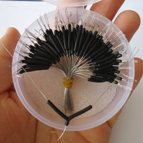 Wenbo large black rubber herringcharacter hook splitter 50 sub-line bifurcation small herringhead sub-line splitter