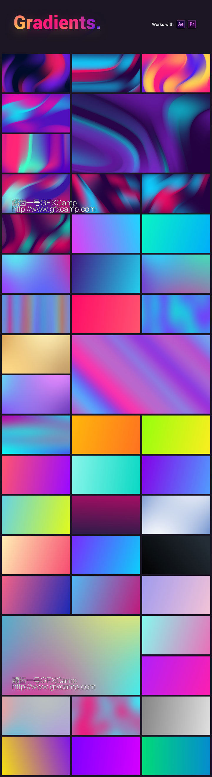 AE脚本+PR预设-1450+时尚排版商品介绍宣传包装文字标题字幕条Logo动画转场背景元素包 Graphics Pack TOKO V3(支持2019)