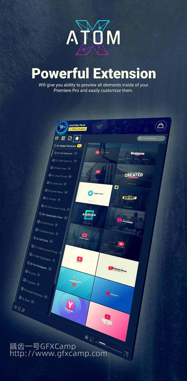 Premiere/PR脚本-1700无缝视频转场文字标题排版包装字幕动画预设 破解版