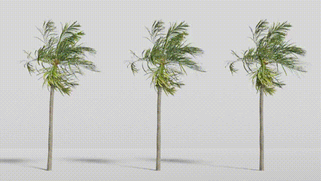 Blender花草大树木植物绿地风吹动态模型预设插件包 TerraScape Blender花草树木植物动态模型预设插件包 TerraScape