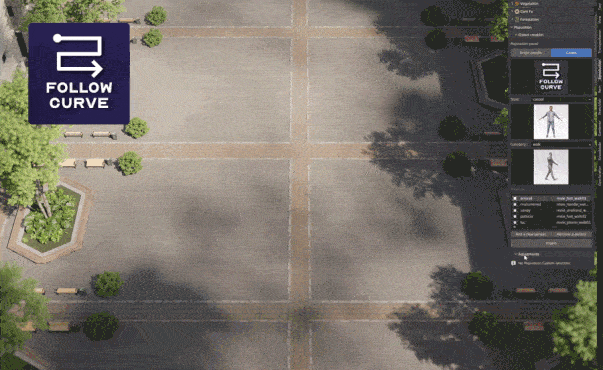 Blender人群模拟集群动画插件+模型预设 Population Pro V1.1.2