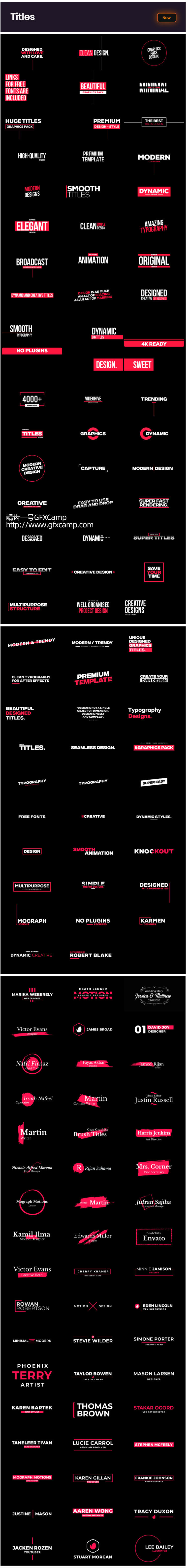 AE脚本-4500+文字标题排版信息数据字幕图标背景转场竖屏社交网络包装动画元素包V5 破解版