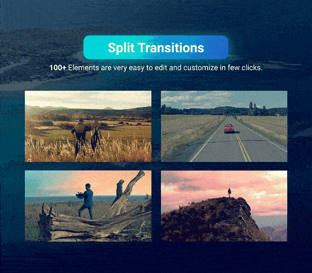 Premiere/PR脚本-1700无缝视频转场文字标题排版包装字幕动画预设 破解版