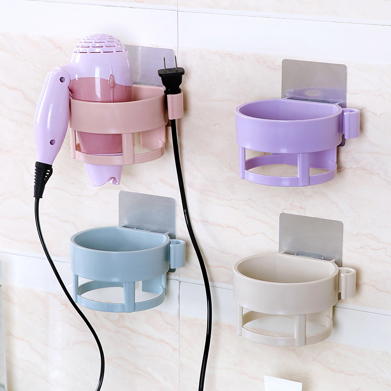 Hair Dryer Rack Free of perforated Bathrooms Dressing Room Toilet housing Wall-mounted Hair Dryer Rack Hair Dryer Shelf