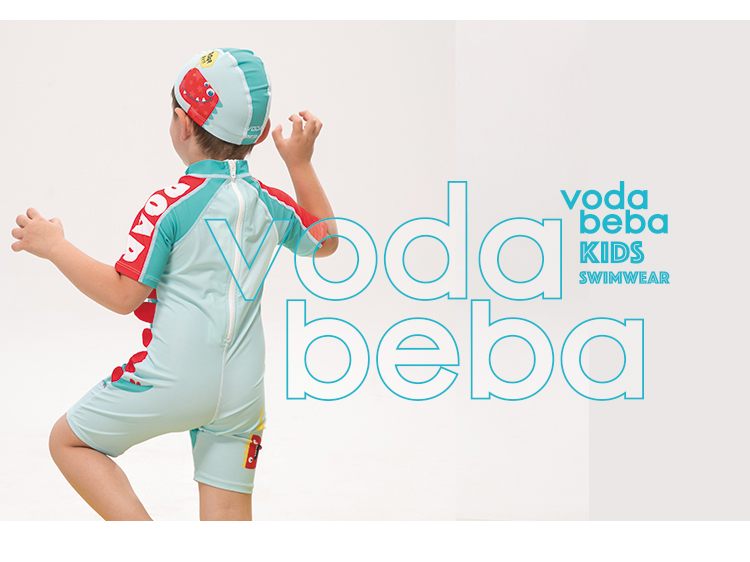 Áo tắm trẻ em VB Voda Beba cậu bé dính liền với võ sĩ chống nắng bãi biển đồ bơi cho bé đồ bơi shop trẻ em