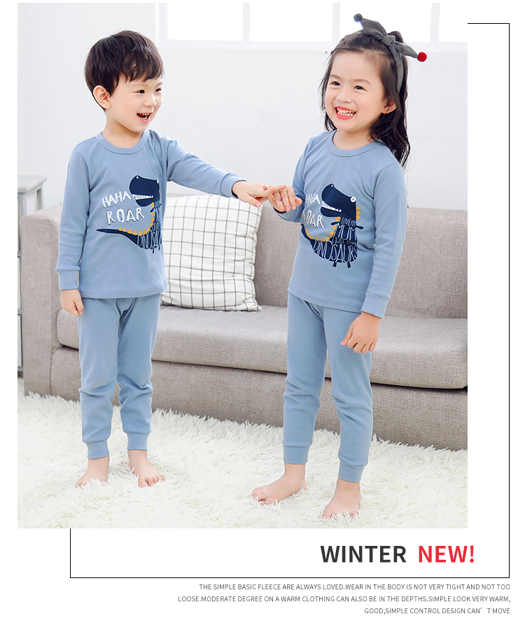 Mùa thu và mùa đông trẻ em quần áo mùa thu quần dài đặt cotton nhỏ trẻ em chạm đáy áo sơ mi cotton bé trai và bé gái thời trang trẻ em cao cấp