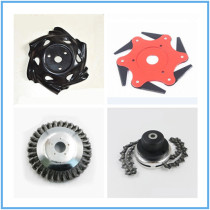 Lawn mower grass head six blade knife accessories brush cutting machine universal wear-resistant multifunctional hoeing steel wire rust removal weeding plate