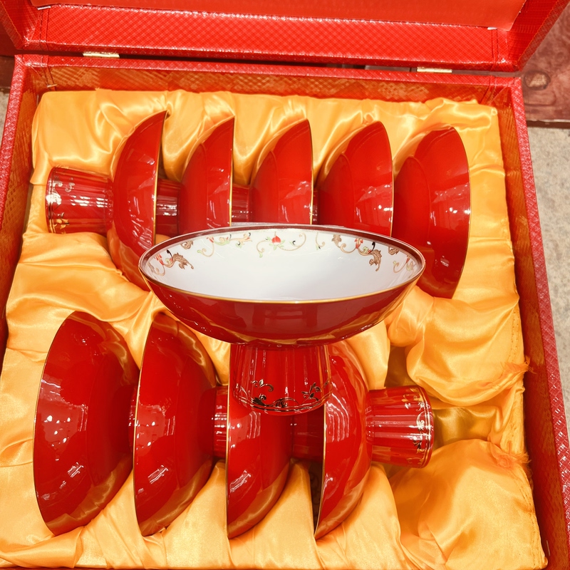 Wenzhou Engagement Rice Dumpling Bowl, Tall Bowl, 6inch Bone China Serving Plate, New Year's Celebration, New Year's Wine, Moving Noodle Bowl, Suitcase Packaging Wenzhou Engagement Rice Dumpling Bowl, Tall Bowl, 6inch Bone China Serving Plate, New Year's Celebration, New Year's Wine, Moving Noodle Bowl, Suitcase Packaging