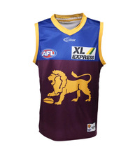 AFL2021 Brisbane Lions home Polyester Breathable Speed Dry Rugby Suits Rugby Jersey
