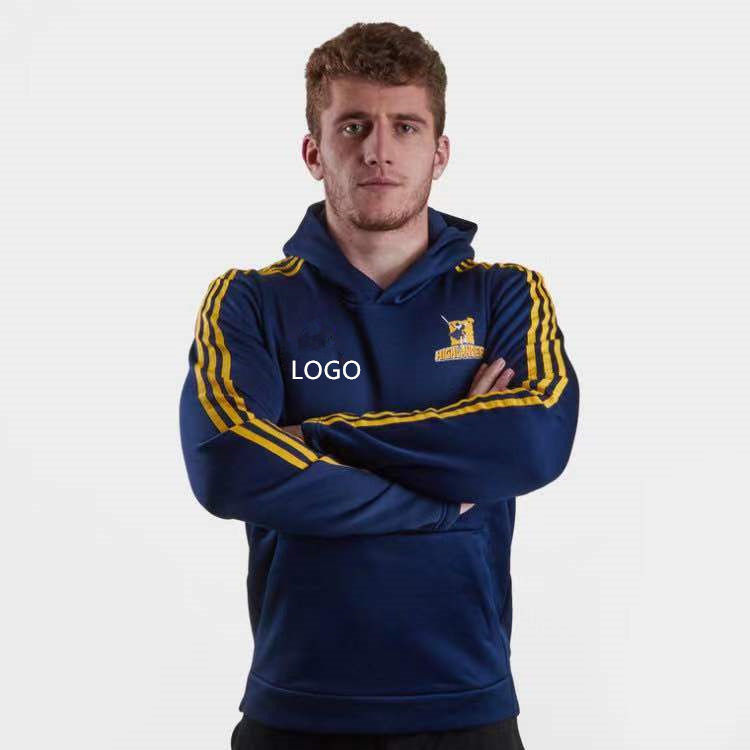 Men's woven fabric comfortable breathable sports leisure cotton T-suit head shirt highlander hoodie