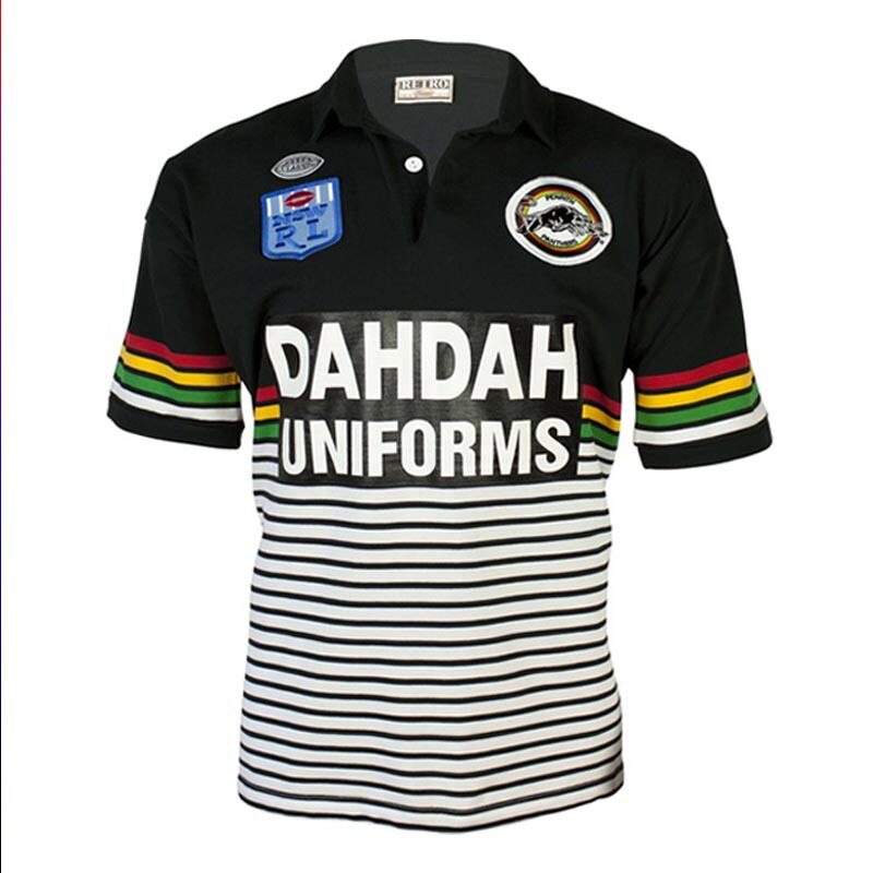 2020 new pennies-Black Panther 1991 retro version rugby clothes rugby jersey rugby jersey