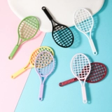 Металлическая теннисная маленькая реалистичная ракетка, подвеска, брелок, мобильный телефон с аксессуарами, «сделай сам»
