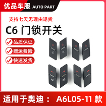 Suitable for Audi A6LC6 door lock switch door central lock switch button 05-08 09-11