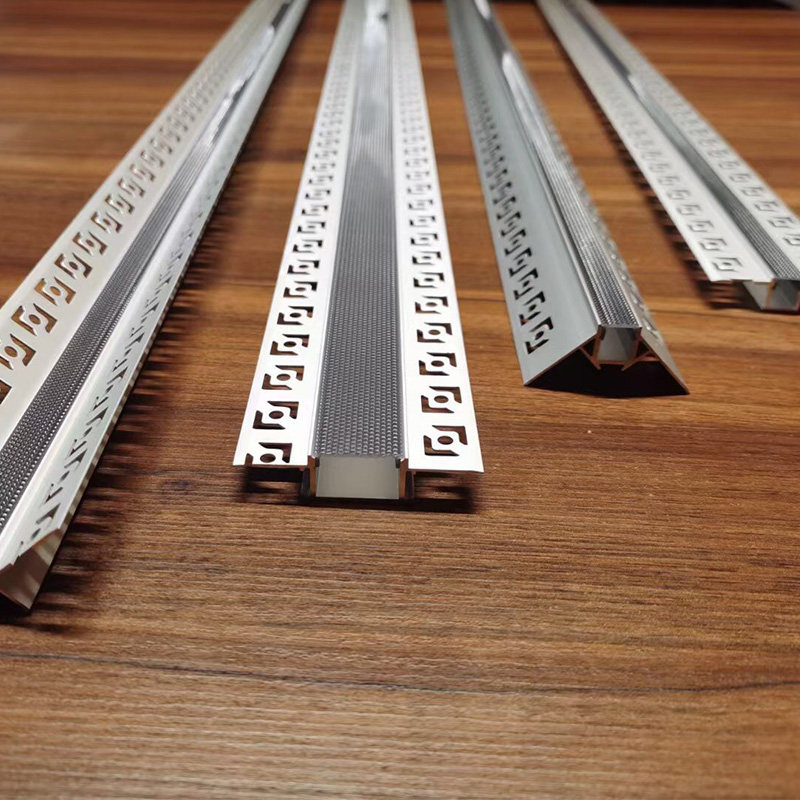 Designer customized black led borderless line lights Ceiling pre-embedded linear light slot Embedded honeycomb shape