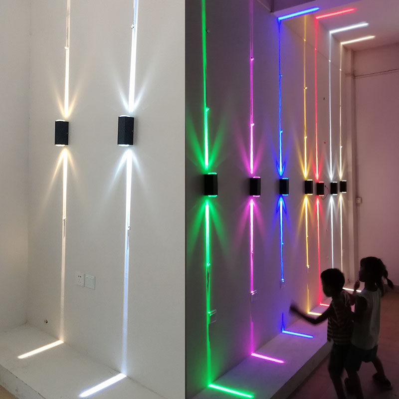 Outdoor waterproof wall lamp hotel ktv simple creative aisle corridor staircase living room decorative art LED wall lamp