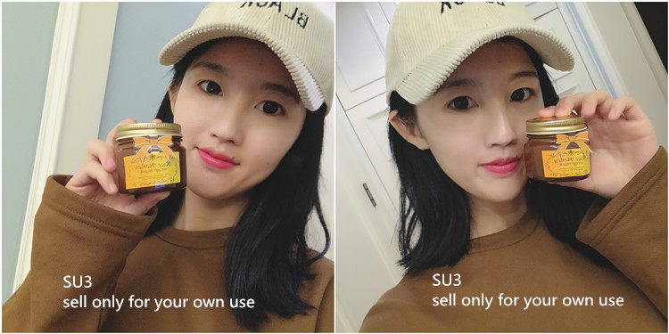SU3 dưỡng ẩm + Làm sáng da Làm đẹp Nhật Bản Mặt nạ mật ong mật ong ngủ 60g dưỡng ẩm & giữ ẩm mặt nạ cám gạo
