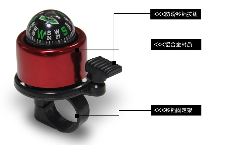 Sonnette de vélo bell Compass - Ref 1455408 Image 29