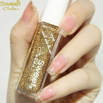 Sweet Color Environmental Nail Nail is not stripped of gold and silver bright flash flash French durable pull pen
