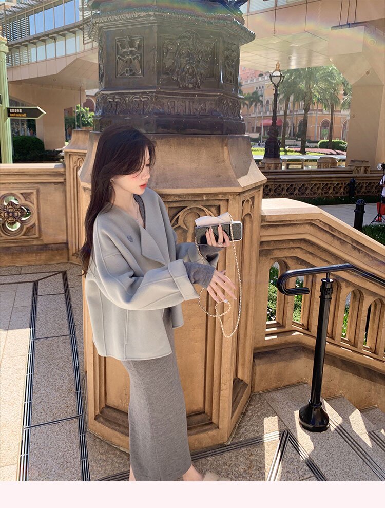 loose woolen jacket - Product image 7