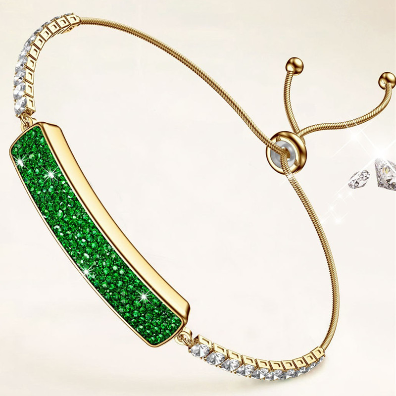 Women's Exquisite Diamond-Like Smart Bracelet Heart Rate Blood Oxygen Sleep Monitoring Sports Health Waterproof Wristband Chain Jewelry