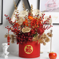 Housewarming new home gifts new house decoration wedding supplies festive bouquet decoration flower opening move gift blessing bucket