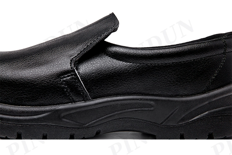 Trắng chống tĩnh chống đập chống xỏ giày an toàn thép ngón chân giày an toàn thực phẩm nhà xưởng nhà máy sạch sẽ trượt