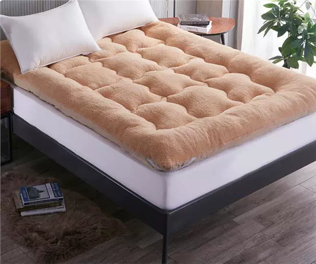 Nệm da cừu dày nệm nệm 1,5m1,8 mét gấp đơn