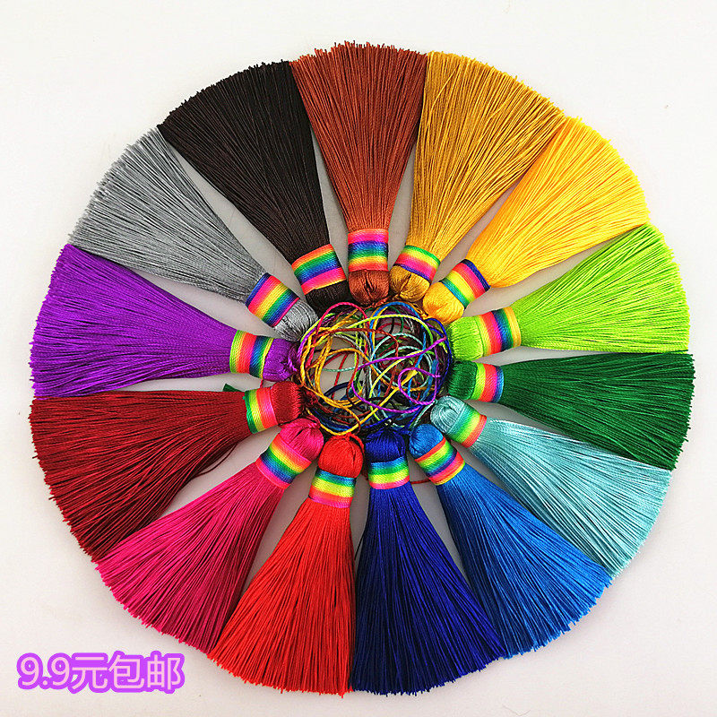 DIY color head special price tassel manufacturer direct selling pendant pendant Chinese knot accessories short tassels