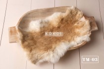 (Rabbit Hair) Childrens photography Newborn background blanket Baby photo Props Rabbit Blanket background Photographic cloth