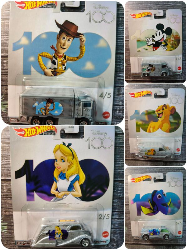 Hot Wheels, Car Culture, Disney, Finding Nemo, Mickey Mouse, Woody, Six-Wheel Truck, Etc