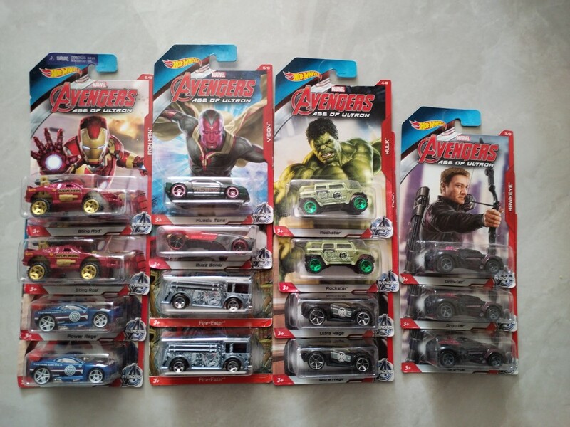 【Marvel Series】8.14 Hot Wheels Avengers Iron Man Thor Hulk Spider-Man