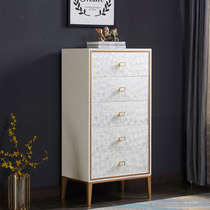 American light and luxurious shell five bucket cabinet modern minimalist living-room High side cabinet drawers cabinet bedroom European-style containing five-bucket closet