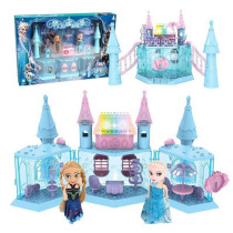 Dream Ice and Snow Castle Villa Light Music Crystal House Set Toy Sophia Ice 2
