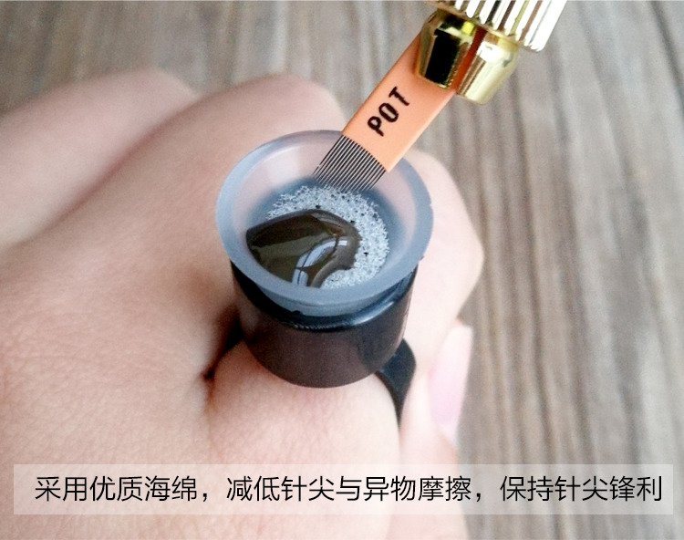Hàn Quốc hình xăm bán vĩnh viễn vòng cốc bọt biển màu cốc cốc hỗ trợ nhẫn cung cấp hình xăm dùng một lần - Nhẫn nhẫn cưới doji