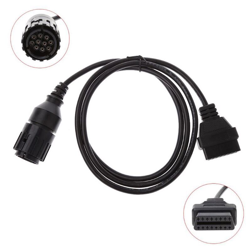 BMW ICOM D module connector dedicated BMW locomotive diagnostic programming OBD cable 10pin