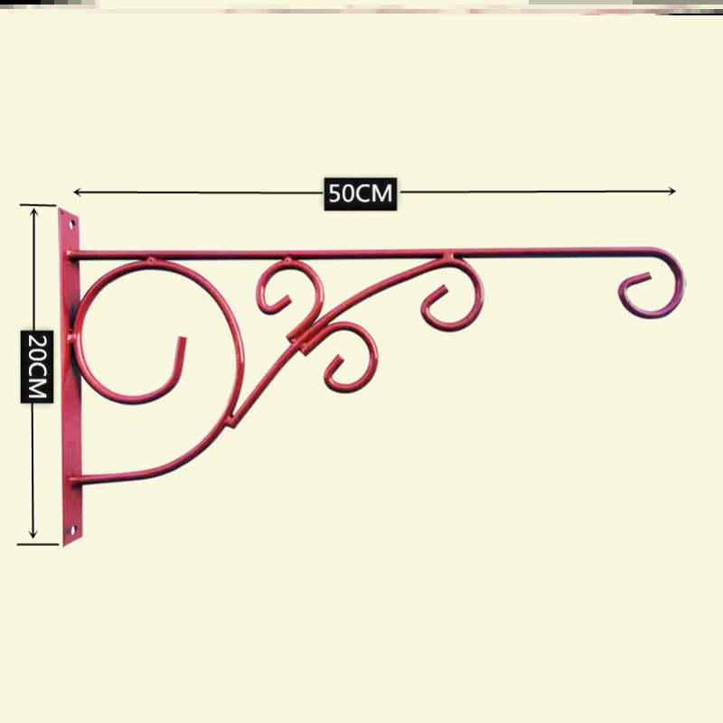 Stainless Steel Side Lantern Hook Bracket for Telephone Poles, Wall-Mounted Outdoor Fixed Rack, Special for Hanging Decorations