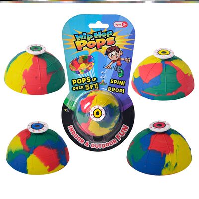 Rainbow prank bouncy ball, fingertip mini bouncy bowl, colorful press creative camouflage stall gift, glowing bouncy