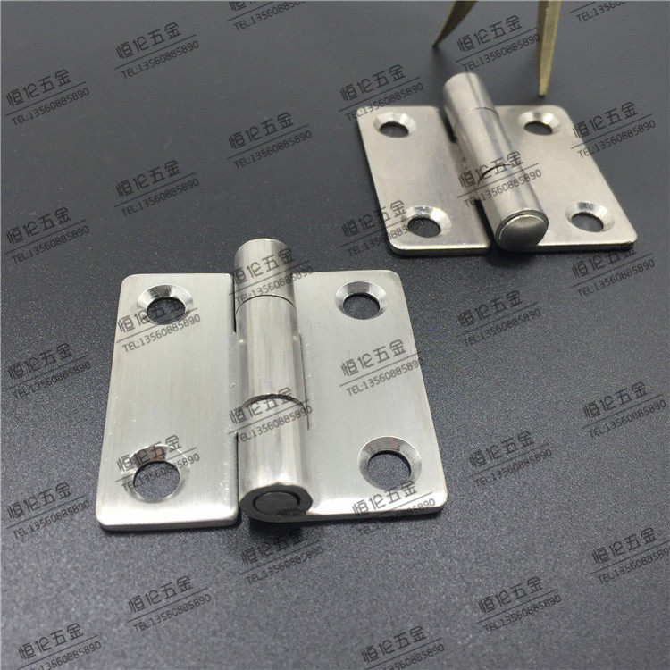 2 inch thicker 2mm stainless steel 304pair page50*50*2 stainless steel square industrial synthesis machinery and equipment hinge
