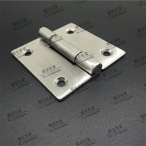 Thickened 3 inch 304 stainless steel industrial equipment cabinet door hinge 75*75*3 hinge marine factory straight