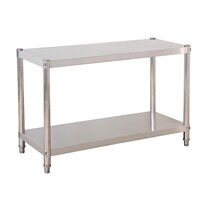 Stainless steel kitchen storage microwave oven rack two-layer seasoning rack double-layer bowl rack oven rack storage second floor rack