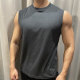 Summer pure cotton loose vest large size men's breathable training running t-shirt outdoor sports fitness vest American