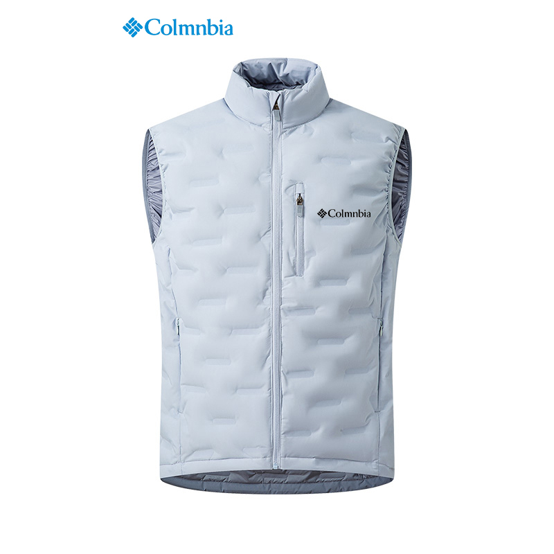 Colony Autumn and Winter Outdoor Warm Vest Men's Stand-Up Collar Casual Fashion 90% down Vest Unisex