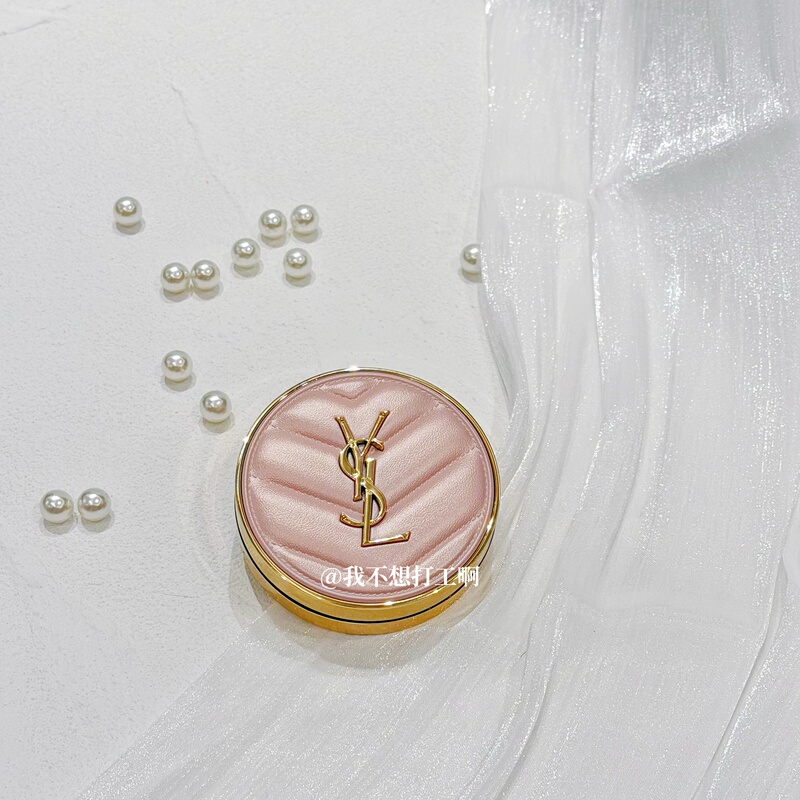 Good Price Ysl Saint Laurent New Pink Leather Cushion Foundation B10 B20 Concealer Base Makeup Good Price Ysl Saint Laurent New Pink Leather Cushion Foundation B10 B20 Concealer Base Makeup