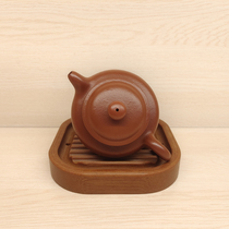 Yunyun purple sand pottery Yixing purple sand pot full hand-made flat belly raw ore Zhu mud killing tea tea tea set