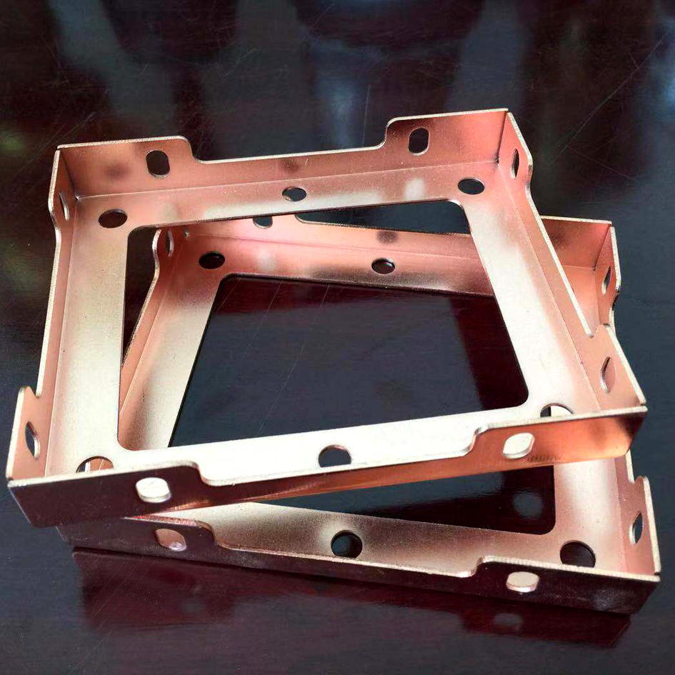 96 Plated Red Copper Red Bull Stent Transformer Inn Bracket Power Supply Output Bull mounting bracket Bull Cover 2 pieces