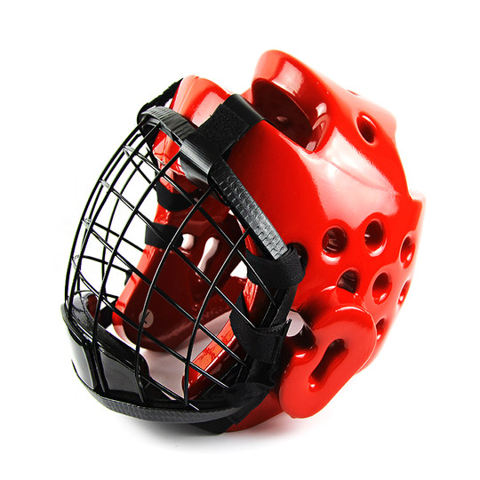 Barbed wire karate/taekwondo helmet mask head protector taekwondo protective gear set