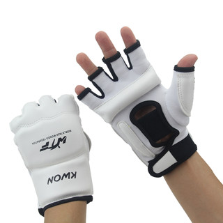 Kwon High-Quality Taekwondo Gloves for Adults, Men and Women, Half-Finger Gloves for Sanda, Fighting, Mma, and Children