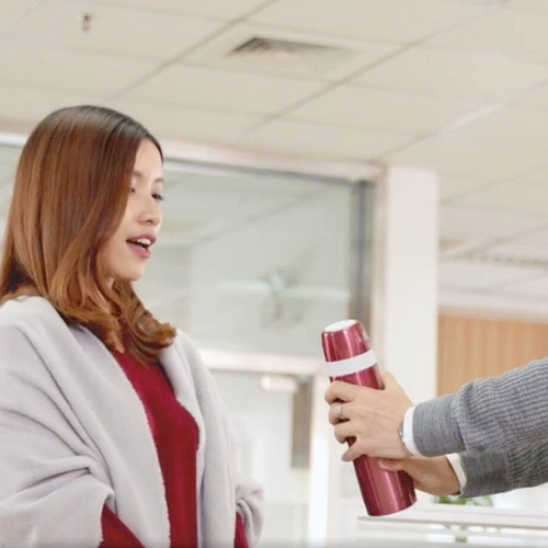 Вместительный и большой детский стакан из нержавеющей стали подходит для мужчин и женщин, 500 мл, нержавеющая сталь AISI 304