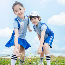 Primary school uniform set College Style summer sportswear cotton childrens clothing class uniforms chorus performance kindergarten Garden uniforms