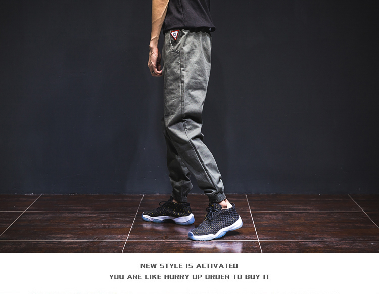 Phù hiệu thương hiệu Tide gốc overalls nam mùa thu và mùa đông quần thể thao nam
